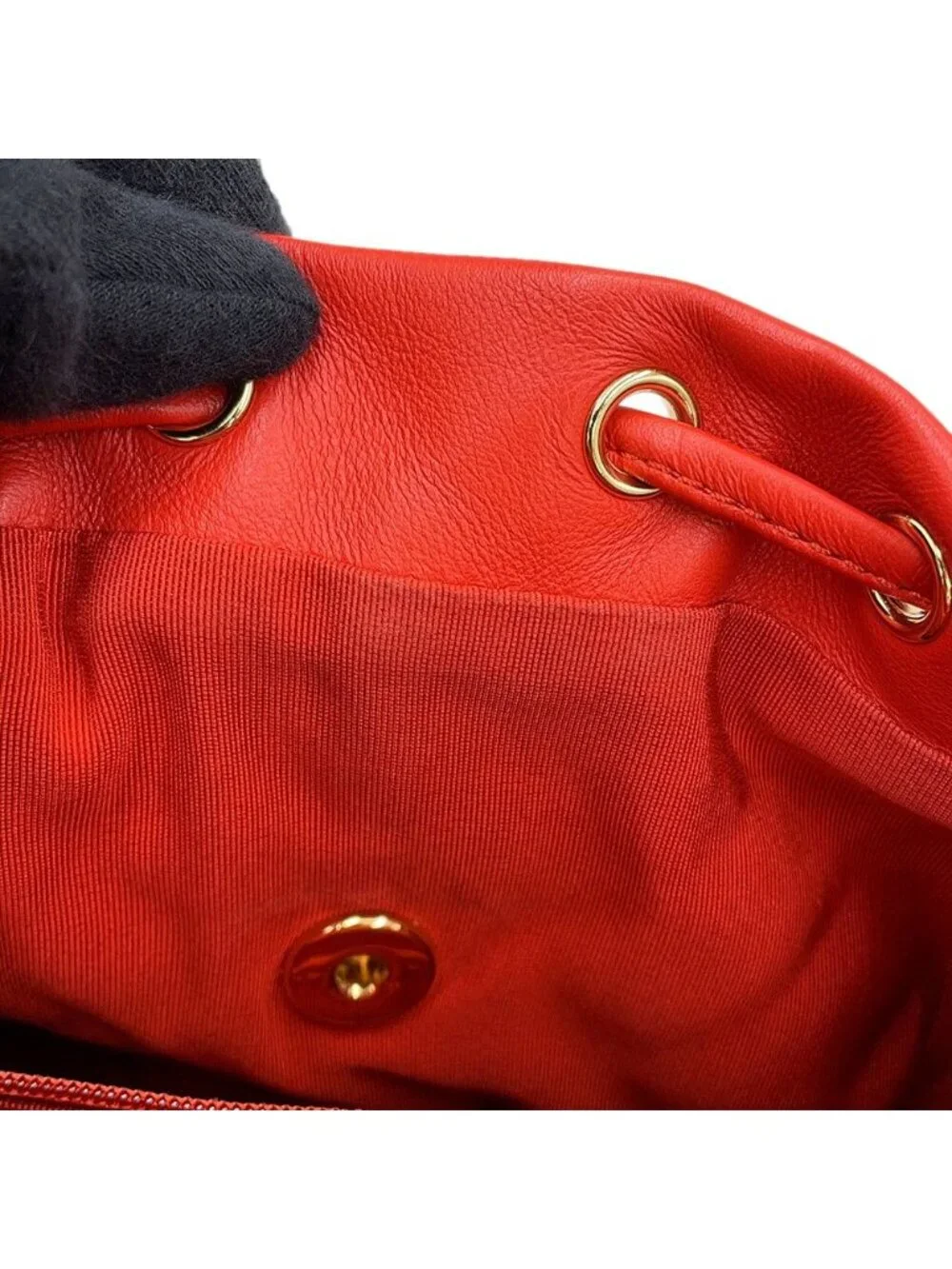 Chanel Backpack Quilted CC Logo Lambskin